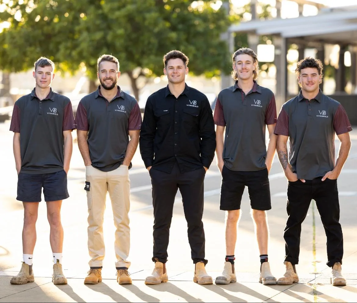 Joel Willis with his building company